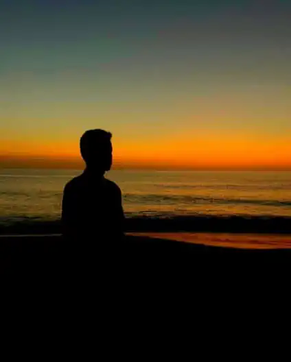 coucher de soleil à Nouakchott